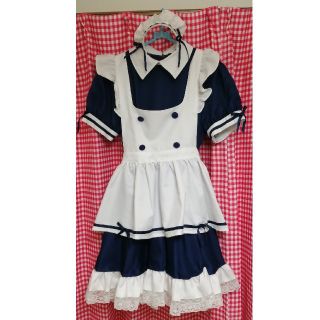 ボディライン(BODYLINE)のハロウィン　コスプレ　メイド　4L(衣装一式)