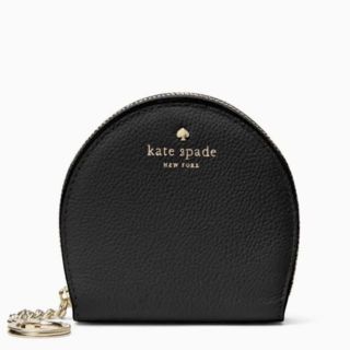 ケイトスペードニューヨーク(kate spade new york)のぱーぷる7様専用　ケイトスペード  kate spade コインケース　ブラック(コインケース)