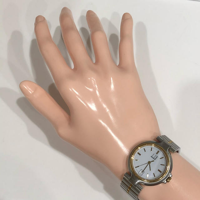 Dunhill(ダンヒル)の43 ダンヒル時計　メンズ腕時計デイト入り！　新品電池 メンズの時計(腕時計(アナログ))の商品写真