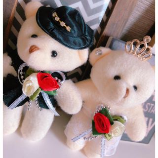 クマぬいぐるみ  ウエディング　結婚式(ぬいぐるみ)