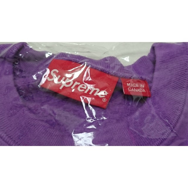 Supreme(シュプリーム)のSupreme Cutout Logo Crewneck Violet S 新品 メンズのトップス(スウェット)の商品写真