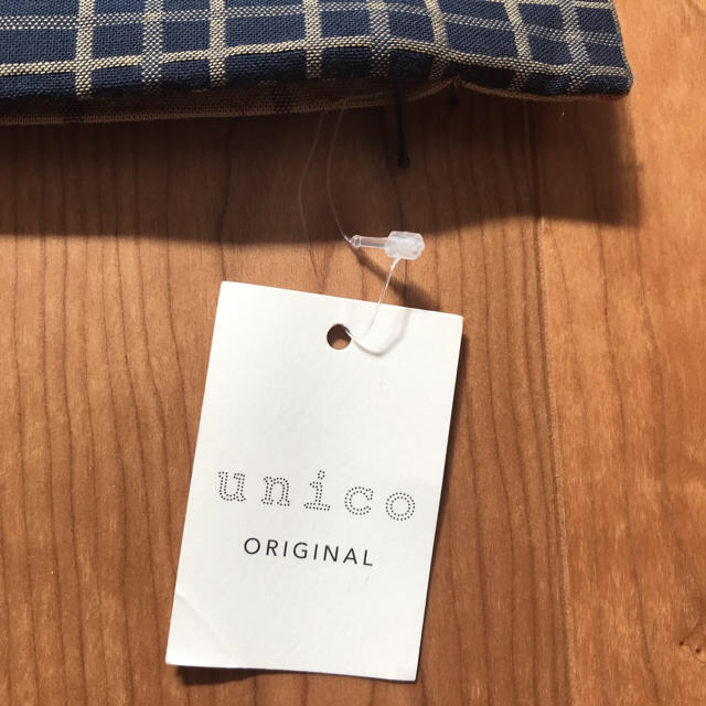 unico(ウニコ)の【新品未使用】unico ウニコ　クッションカバー インテリア/住まい/日用品のインテリア小物(クッションカバー)の商品写真