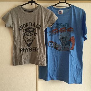 クリスプ(Crisp)の古着✳︎個性派プリントＴシャツセット(Tシャツ(半袖/袖なし))