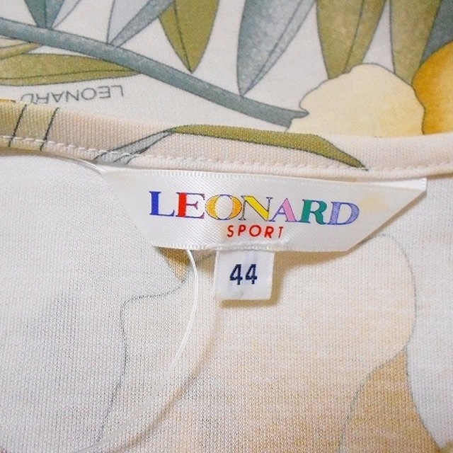 LEONARD(レオナール)のレオナール 長袖カットソー サイズ44 L レディースのトップス(カットソー(長袖/七分))の商品写真