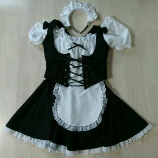 ボディライン(BODYLINE)のボディーライン メイド服 Mサイズ (衣装一式)