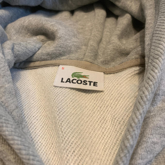 LACOSTE ジップアップスウェットパーカー