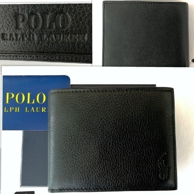 Ralph Lauren(ラルフローレン)の新品 最終セール　ポロラルフローレン 折財布　国内 正規品 BOX付 贈り物に　 メンズのファッション小物(折り財布)の商品写真