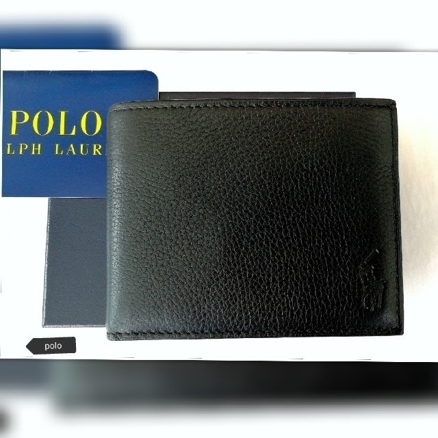 Ralph Lauren(ラルフローレン)の新品 最終セール　ポロラルフローレン 折財布　国内 正規品 BOX付 贈り物に　 メンズのファッション小物(折り財布)の商品写真