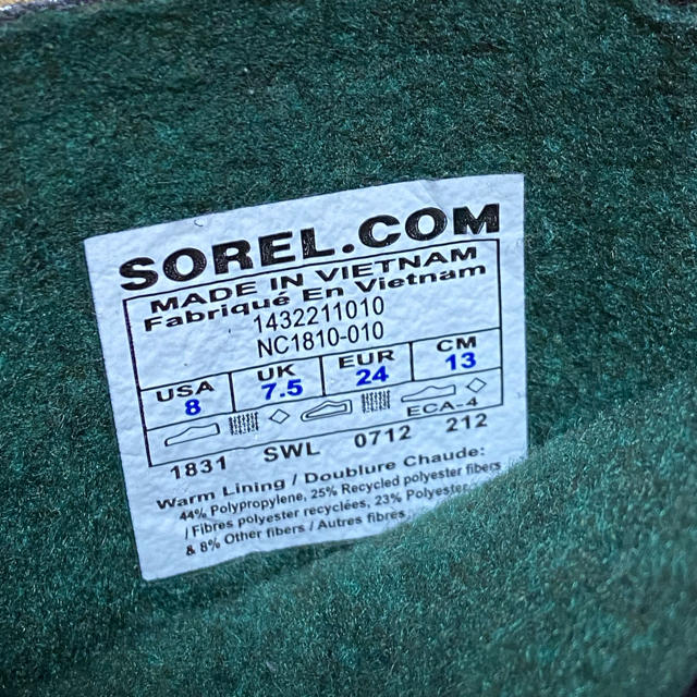 SOREL(ソレル)のSOREL スノーブーツ　13センチ　【未使用品】 キッズ/ベビー/マタニティのベビー靴/シューズ(~14cm)(ブーツ)の商品写真