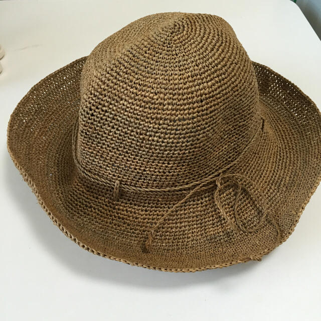 MUJI (無印良品)(ムジルシリョウヒン)のヘレンカミンスキー風ラフィアハット レディースの帽子(麦わら帽子/ストローハット)の商品写真