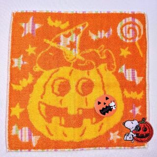 スヌーピー(SNOOPY)のスヌーピー　ハロウィン　タオルハンカチ(ハンカチ)