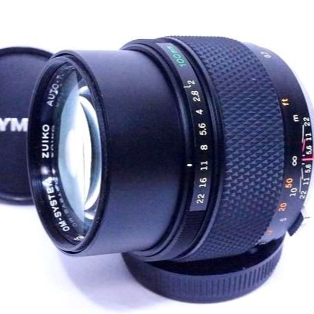 OLYMPUS(オリンパス)の■ 激レア品　OLYMPUS ZUIKO AUTO-T 100mm F2 スマホ/家電/カメラのカメラ(レンズ(単焦点))の商品写真