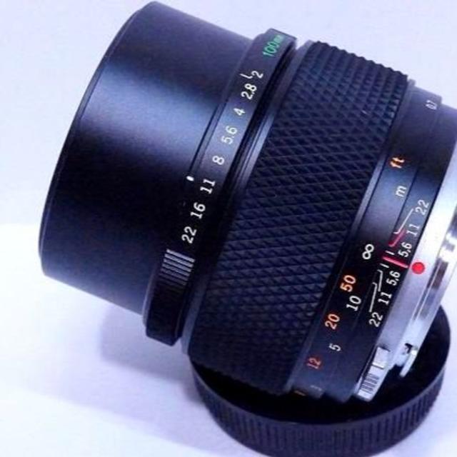 OLYMPUS(オリンパス)の■ 激レア品　OLYMPUS ZUIKO AUTO-T 100mm F2 スマホ/家電/カメラのカメラ(レンズ(単焦点))の商品写真