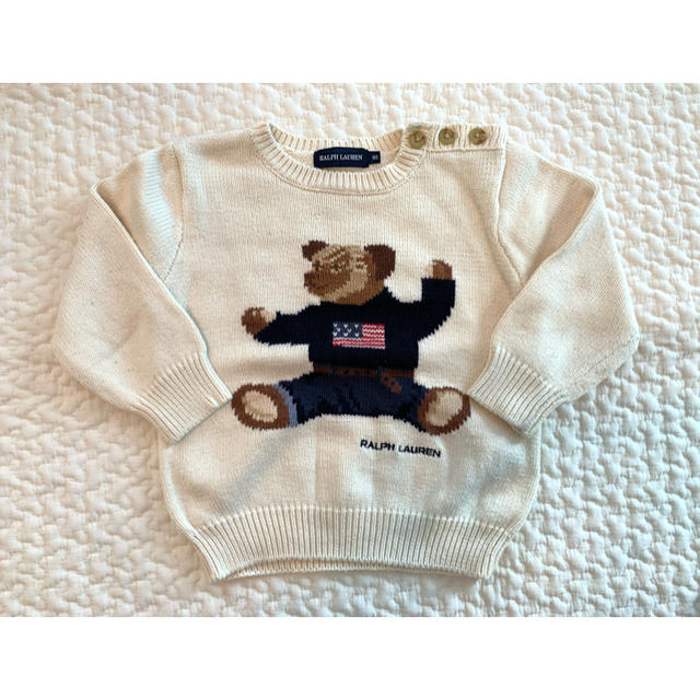 Ralph Lauren(ラルフローレン)のRalph Lauren ラルフローレン ニット 90 キッズ/ベビー/マタニティのキッズ服男の子用(90cm~)(ニット)の商品写真