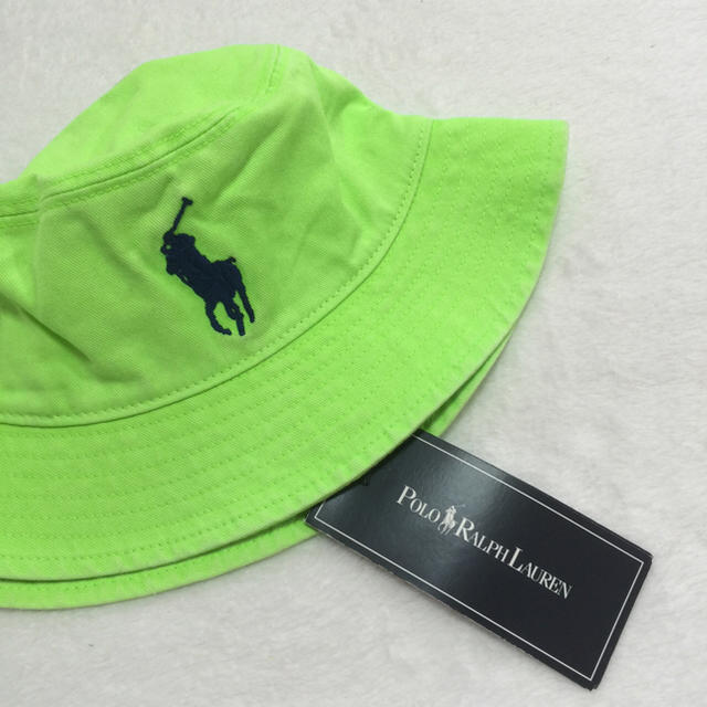 POLO RALPH LAUREN(ポロラルフローレン)の新品✨ビッグポニー バケットハット  キッズ/ベビー/マタニティのこども用ファッション小物(帽子)の商品写真