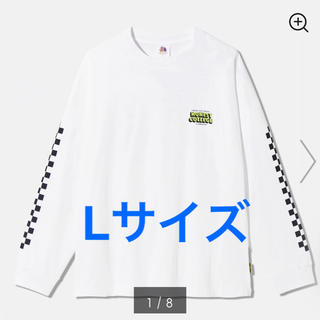 ジーユー(GU)の【ポン汰様専用】GU studio seven コットンビッグT/L/ホワイト(Tシャツ/カットソー(七分/長袖))