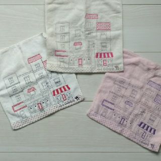 ルルギネス(LULU GUINNESS)の中古　ルルギネス　ハンドタオル　３枚セット　色違い(ハンカチ)