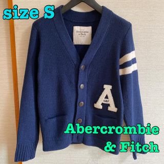 アバクロンビーアンドフィッチ(Abercrombie&Fitch)のAbercrombie & Fitch カーディガン　S ネイビー(カーディガン)