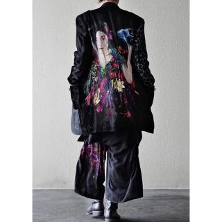 ヨウジヤマモト(Yohji Yamamoto)の期間限定 19ss 自撮りベルベット フラシポケットジャケット ヨウジヤマモト(テーラードジャケット)