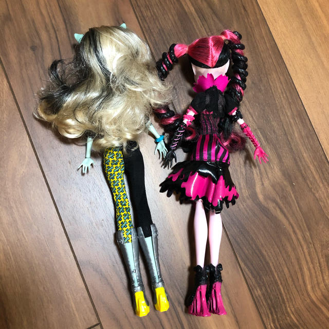 モンスターハイ ドラキュローラとフランキー カスタムドール