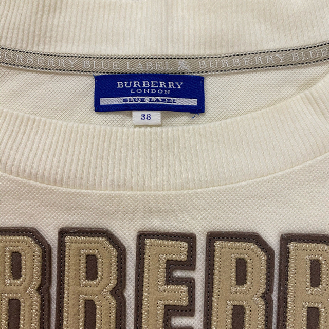 BURBERRY BLUE LABEL(バーバリーブルーレーベル)の【Burberryブルーレーベル】ロングTシャツ レディースのトップス(Tシャツ(長袖/七分))の商品写真