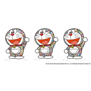 3枚セット ☆ 村上隆 ドラえもん ポスター(絵画/タペストリー)