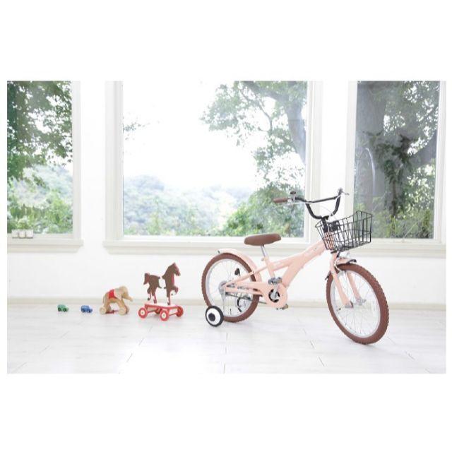 子供用自転車 18インチ ローリングリングス　サーモンピンク 1