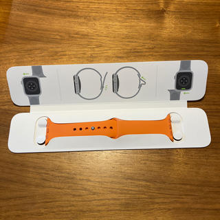 アップルウォッチ(Apple Watch)の新品 Apple Watch エルメス製 40mm ラバーバンド(その他)