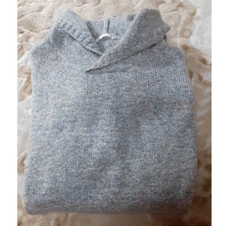 ジーユー(GU)のGUフード付きセーター(ニット/セーター)