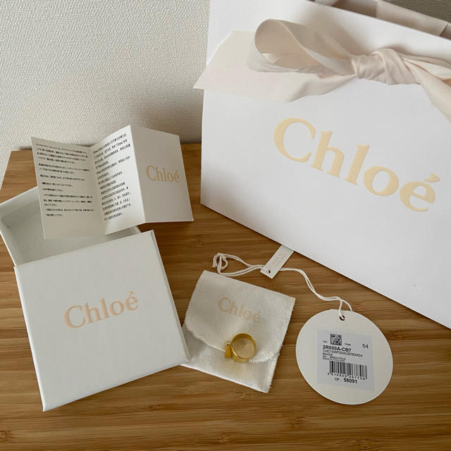 Chloe クロエ　イニシャルリング A  54サイズ 1