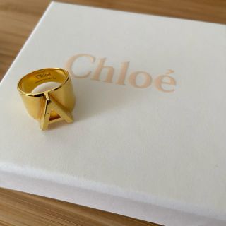 Chloe クロエ　イニシャルリング A  54サイズ