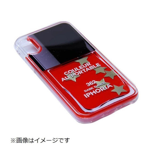 IPHORIA(アイフォリア)のIPHORIA iPhoneXケース リキッドケース レッド スマホ/家電/カメラのスマホアクセサリー(iPhoneケース)の商品写真