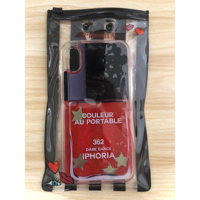 IPHORIA(アイフォリア)のIPHORIA iPhoneXケース リキッドケース レッド スマホ/家電/カメラのスマホアクセサリー(iPhoneケース)の商品写真