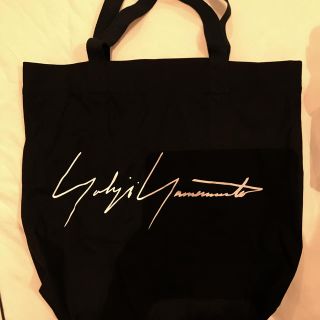 ヨウジヤマモト(Yohji Yamamoto)のyohji yamamoto ヨージヤマモト　バッグ　黒(トートバッグ)