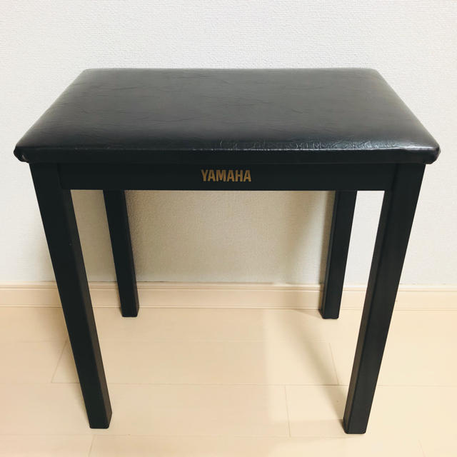 ヤマハ(ヤマハ)のYAMAHA【　電子ピアノ　椅子　】 黒 楽器の鍵盤楽器(電子ピアノ)の商品写真