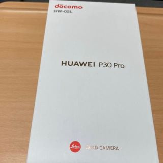 アンドロイド(ANDROID)の【新品未使用】HUAWEI P30 pro 黒 SIMフリー(スマートフォン本体)