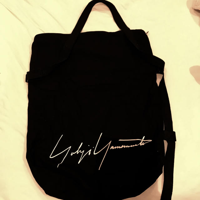 Yohji Yamamoto(ヨウジヤマモト)のyohji yamamoto ヨージヤマモト　バッグ　チャック付き メンズのバッグ(トートバッグ)の商品写真