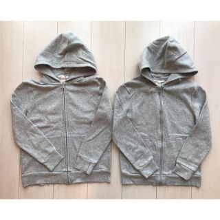 エイチアンドエム(H&M)の★H&M★グレー パーカー 2set/size122/128(ジャケット/上着)