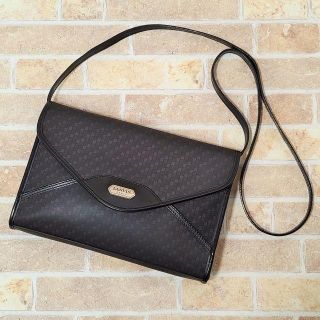 LANVIN - 美品 ランバン ☆ヴィンテージ ロゴ柄 ショルダーバッグ 仏製