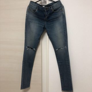 サンローラン(Saint Laurent)のマドンナ様　専用　サンローラン　膝クラッシュデニム(デニム/ジーンズ)