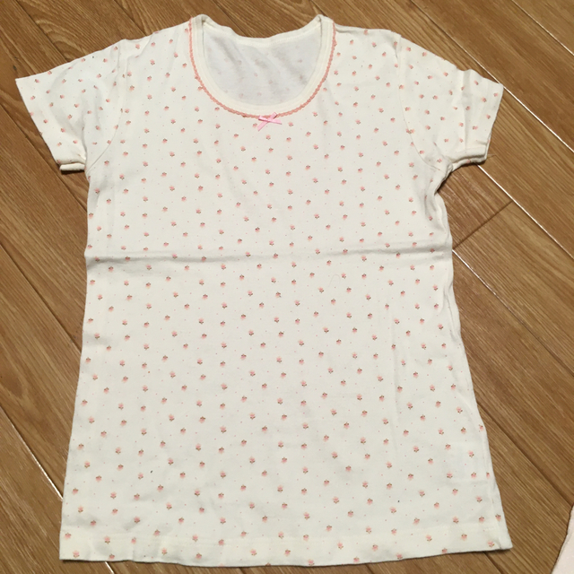 西松屋(ニシマツヤ)の肌着セット　140  キッズ/ベビー/マタニティのキッズ服女の子用(90cm~)(下着)の商品写真