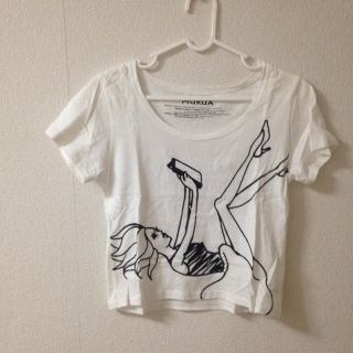 ムルーア(MURUA)のMURUA♡ショート丈Tシャツ♡新品(Tシャツ(半袖/袖なし))