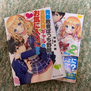 青春敗者ぼっち野郎、金髪尻軽ギャルのお気に入りになる2巻セット(文学/小説)