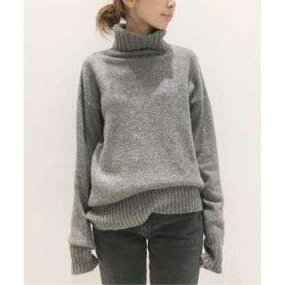 アパルトモンドゥーズィエムクラス(L'Appartement DEUXIEME CLASSE)のL'Appartement T/N Basic Knit グレー(ニット/セーター)