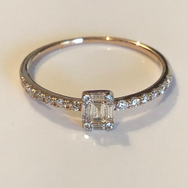 K18PGダイヤモンドリング レディースのアクセサリー(リング(指輪))の商品写真