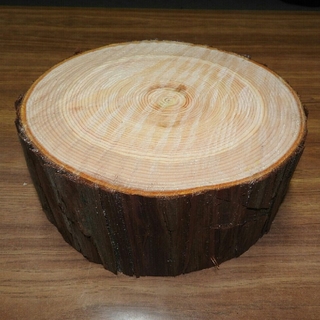 薪割り台 ひのき・東濃桧・檜 幅約23～26cm 高さ約10cm(テーブル/チェア)