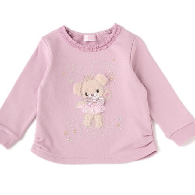 mezzo piano(メゾピアノ)のメゾピアノ🎀トレーナー🧸 110 キッズ/ベビー/マタニティのキッズ服女の子用(90cm~)(Tシャツ/カットソー)の商品写真