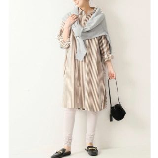 スピックアンドスパン(Spick & Span)のSpick and Span パールボタンロングシャツ(シャツ/ブラウス(長袖/七分))