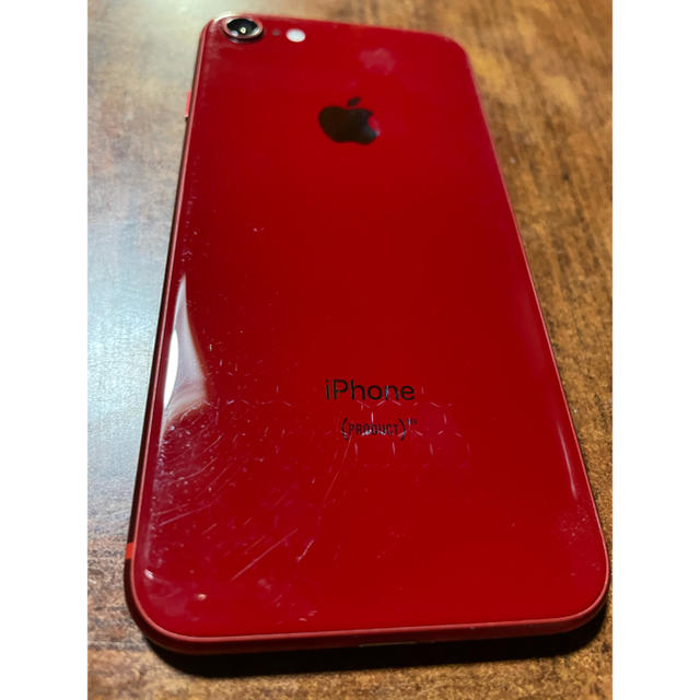 iPhone8 RED 64GB simフリースマートフォン/携帯電話