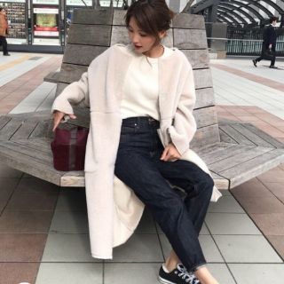 ザラ(ZARA)の☆iii様 専用 ZARA リバーシブル ムートン ボア コート(ロングコート)